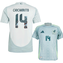 CHICHARITO #14 Mexico Away Fans Soccer Jersey 2024/25 ★★ 特别字体