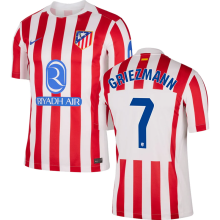 GRIEZMANN #7 ATM Home Fans Jersey 2025/26 LaLiga Font 西甲字体  ★★