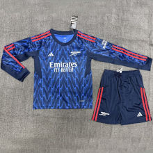 2025/26 ARS Away Blue Kids Long Sleeve Soccer Jersey  长袖童装