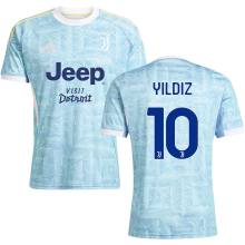 YILDIZ #10  JUV 1:1 Quality Away Fans Soccer Jersey 2025/26 带胸前新广告 ★★