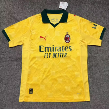 2025/26 AC Milan Third Yellow Fans Soccer Jersey