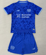2025/26 LeverKusen Third Blue Kids Soccer Jersey