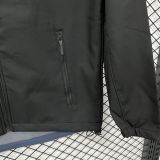 2026/27 Jordan Flight Black Outdoor Jacket # 立领RK907 不带帽