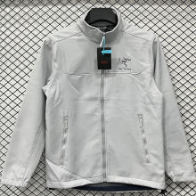 2026/27 ARC-TERYX Grey Outdoor Jacket #立领RK906  ，不带帽