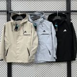 2026/27 AD Black Outdoor Windbreaker  H1004