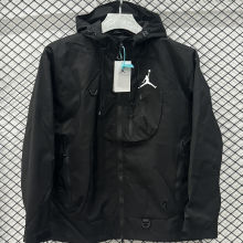 2026/27 Jordan Black Outdoor Windbreaker  Y002