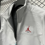 2026/27 Jordan Flight Grey Outdoor Jacket # 立领RK907 不带帽