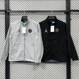 2026/27 PSG Jordan Grey Outdoor Jacket #立领RK901  不带帽