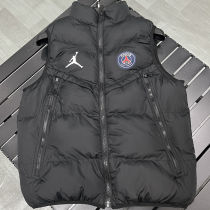 2026/27 PSG Jordan Black Cotton Vest Jacket  J3302