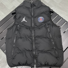 2026/27 PSG Jordan Black Cotton Vest Jacket  J3302
