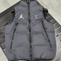 2026/27 PSG Jordan Grey Cotton Vest Jacket  J3302