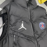 2026/27 PSG Jordan Black Cotton Vest Jacket  J3302