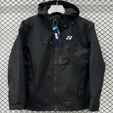 2026/27 YONEX Black Outdoor Windbreaker  Y005