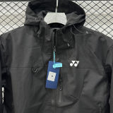 2026/27 YONEX Black Outdoor Windbreaker  Y005