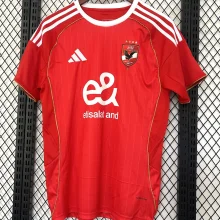 2025/26 Al Ahly Home Red Fans Soccer Jersey 埃及国民