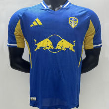 2025/26 Leeds United Away Blue  Player Version Soccer Jersey