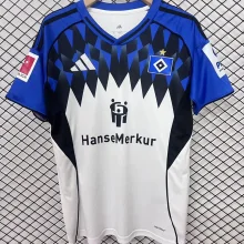 2025/26 Hamburger SV Home White Fans Soccer Jersey