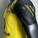 2025/26 BVB Home Yellow Player Version Soccer Jersey 带胸前广告