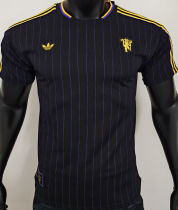 2025/26 M Utd Black Retro Style Player Version Soccer Jersey