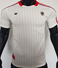 2025/26 Benfica White Retro Style Player Version Soccer Jersey