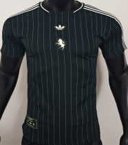 2025/26 JUV Black Retro Style Player Version Soccer Jersey