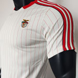 2025/26 Benfica White Retro Style Player Version Soccer Jersey