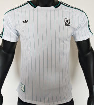2025/26 LFC White Green Retro Style Player Version Soccer Jersey