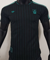 2025/26 LFC Black Retro Style Player Version Soccer Jersey