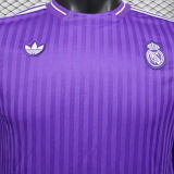 2025/26 RM Purple Retro Style Player Version Soccer Jersey