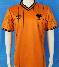 1985/1986 Wolves Home Yellow Retro Soccer Jersey
