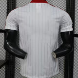 2025/26 M Utd White Retro Style Player Version Soccer Jersey