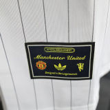 2025/26 M Utd White Retro Style Player Version Soccer Jersey