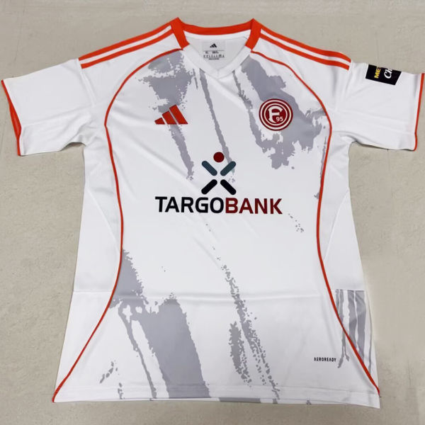 2025/26 Fortuna Dusseldorf Away Fans Soccer Jersey 杜塞尔多夫