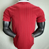 2025/26 M Utd Red Retro Style Player Version Soccer Jersey