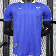 2025/26 Boca Blue Retro Style Player Version Soccer Jersey
