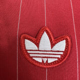 2025/26 M Utd Red Retro Style Player Version Soccer Jersey