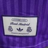 2025/26 RM Purple Retro Style Player Version Soccer Jersey