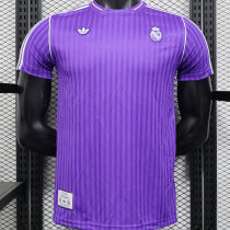 2025/26 RM Purple Retro Style Player Version Soccer Jersey