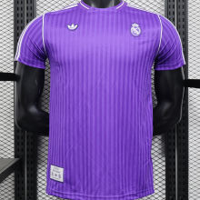 2025/26 RM Purple Retro Style Player Version Soccer Jersey