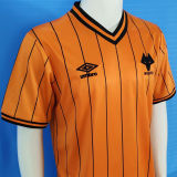 1985/1986 Wolves Home Yellow Retro Soccer Jersey