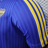 2025/26 Boca Blue Retro Style Player Version Soccer Jersey