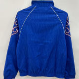 1998 Japan Blue And White Retro Reversible Windbreaker 双面
