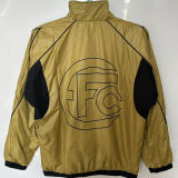 2025/26 EQUIPOFC Gold And Black Reversible Windbreaker 双面