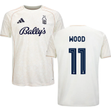 WOOD #11 Nottingham Forest Away Fans Jersey 2025/26 (CUP Font 杯赛字体 ) ★★