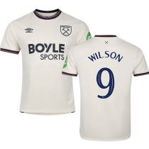 WILSON #9 West Ham Away Fans Soccer Jersey 2025/26 (CUP Font 杯赛字体 ) ★★