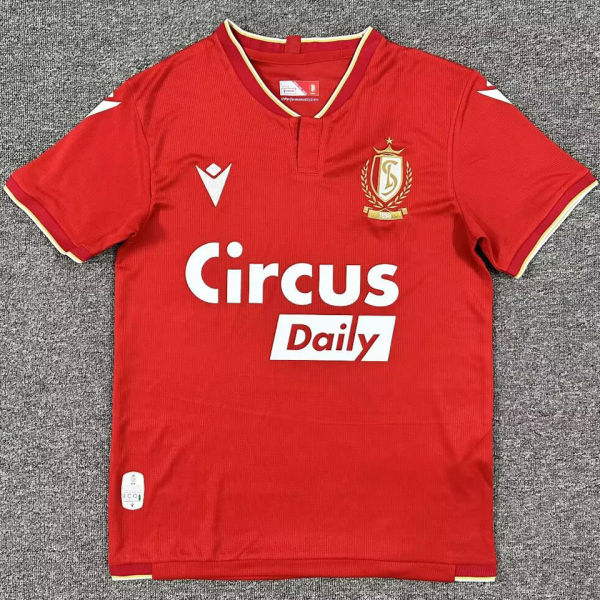2025/26 Standard Liège Home Red Fans Jersey  标准列日