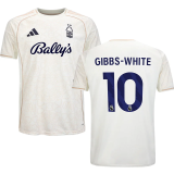 GIBBS-WHITE #10 Nottingham Forest Away Fans Jersey 2025/26 (League Font 联赛字体 ) ★★