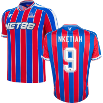 NKETIAH #9 Crystal Palace Home Fans Soccer Jersey 2025/26  (CUP Font 杯赛字体 ) ★★