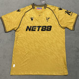 SARR #7 Crystal Palace Away Gold Fans Soccer Jersey 2025/26 (CUP Font 杯赛字体 ) ★★