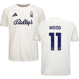 WOOD #11 Nottingham Forest Away Fans Jersey 2025/26 (League Font 联赛字体 ) ★★
